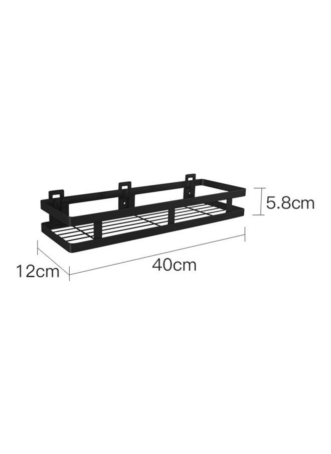 Stainless Steel Wall Storage Shelf Rack Black 40x5.8x12centimeter - pzsku/Z1801EFFA1E4B0E84DEABZ/45/_/1668675968/6e77e526-8d1d-4778-ae28-86f1c51fe860