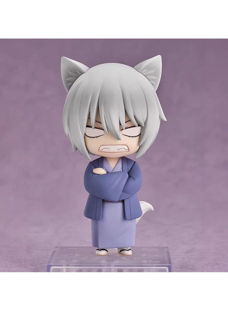 عام **تمثال أنمي توموي القابل للجمع 10 سم - تعابير وجه قابلة للتبديل، تمثال حركي للعرض المكتبي وهدية** - Image 3