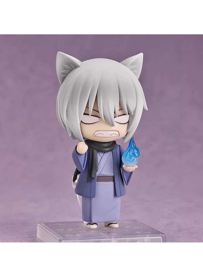 عام **تمثال أنمي توموي القابل للجمع 10 سم - تعابير وجه قابلة للتبديل، تمثال حركي للعرض المكتبي وهدية** - Image 2