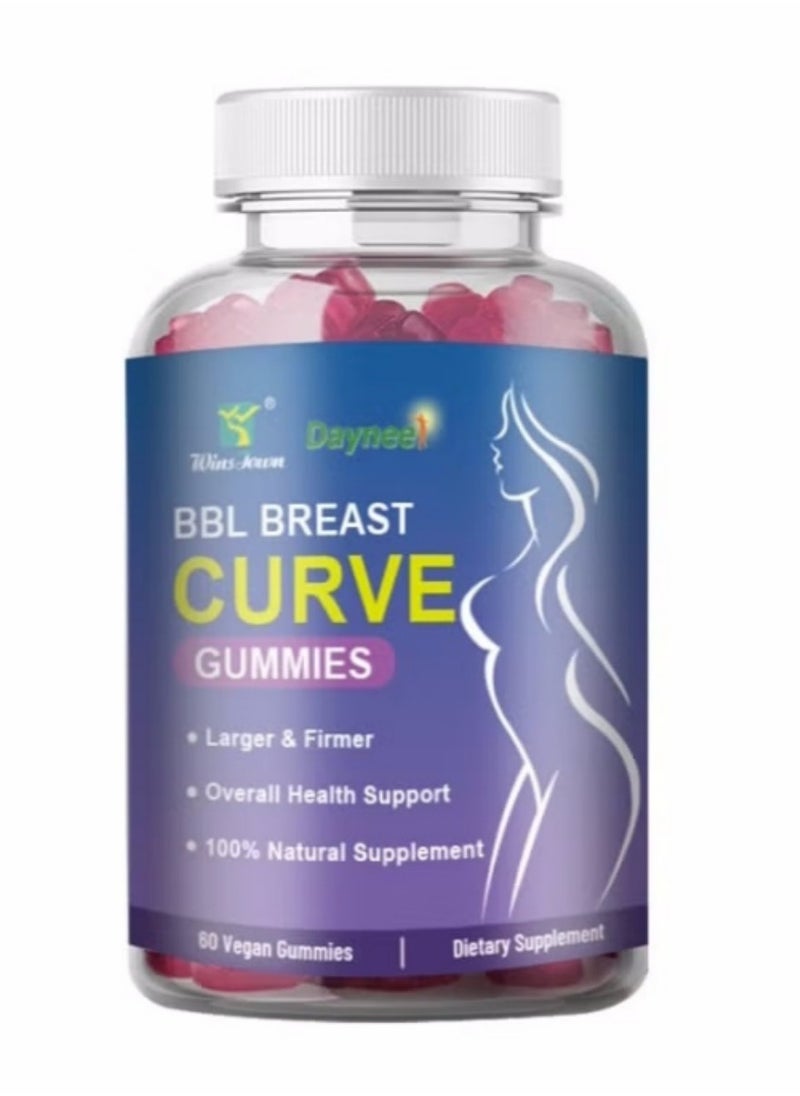 Daynee BBL body Curve gummies, hip and bust enlargement,Lifting Gummies For Women,Health Support Dietary Supplement 60 Gummies  - Image 1