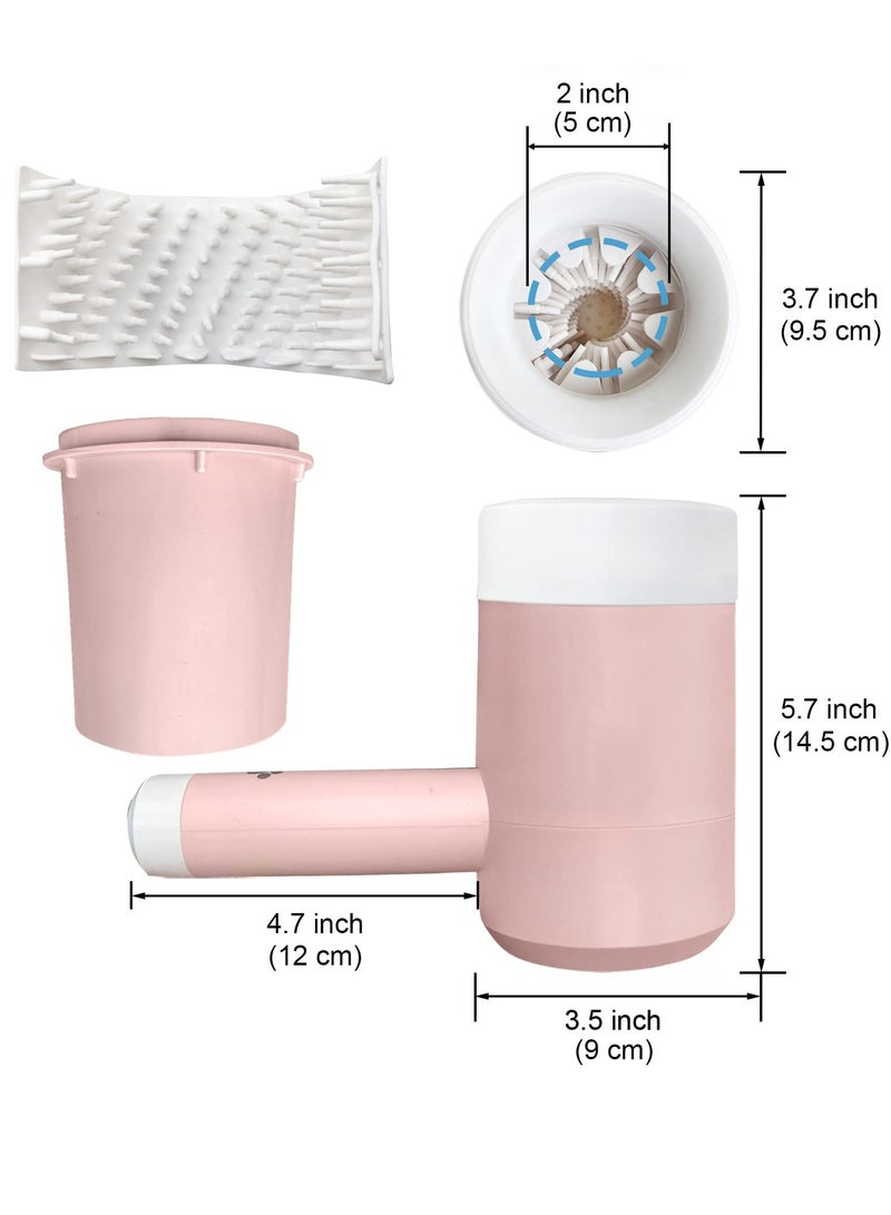 Portable 360° Rotating Dog and Cat Paw Cleaner Cup - Automatic Pet Paw Washing Solution for Easy and Effective Cleaning of Your Furry Friends' Paws. - Image 5