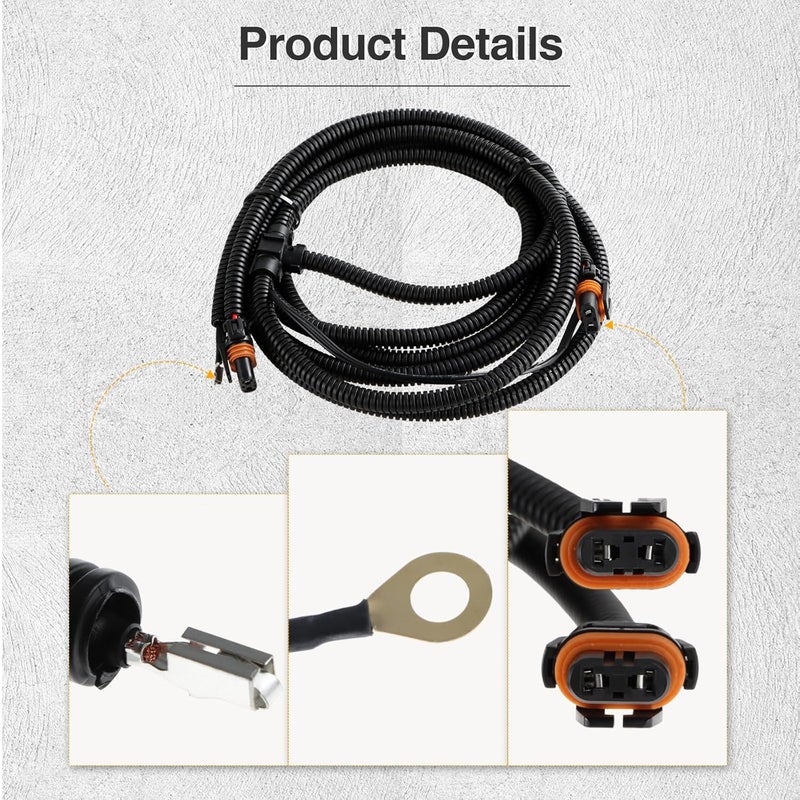 HIMARKLIF Fog Light Wiring Harness Kit for Chevrolet Silverado - Image 3