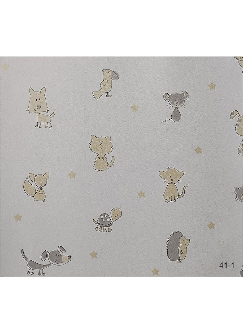 Super Decor Halley Kids 41-1 Cute Animals and Star Pattern Wallpaper - pzsku/Z18022BCCB5B6D70D4487Z/45/_/1741292497/487a9280-3567-4cf0-9569-3545282094e4