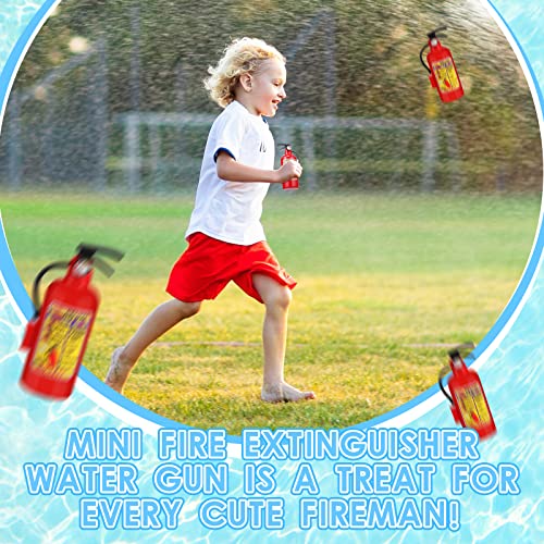 Sotiff 24 Packs 4 Inch Fire Extinguisher Toys Fire Extinguisher Mini Water Firemen Squirter for Party Favors - Image 5