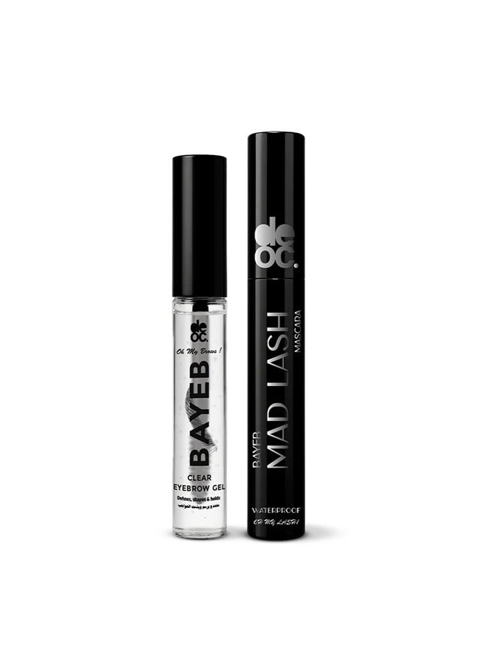 DEOC Bayeb Mad Lash Tubing Mascara & BAYEB Eyebrow gelBundle - Image 1