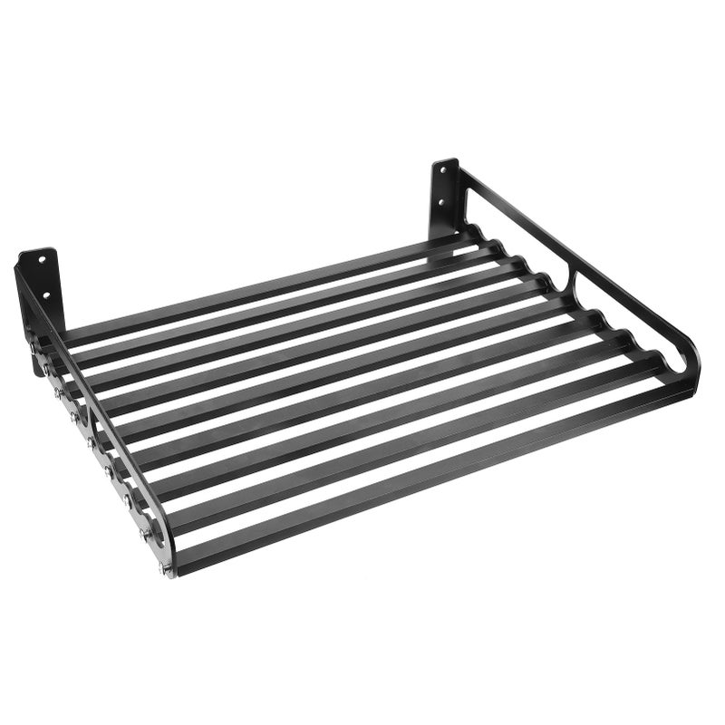 Wall Mounted Microwave Oven Shelf Bracket Storage Rack Holder Household Kitchen Organizer50x40cm - Image 4