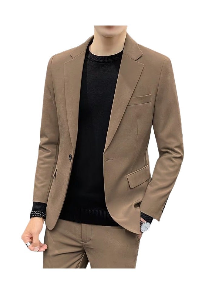 Shougu New Business Casual Slim-fit Suit Jacket  - Image 1