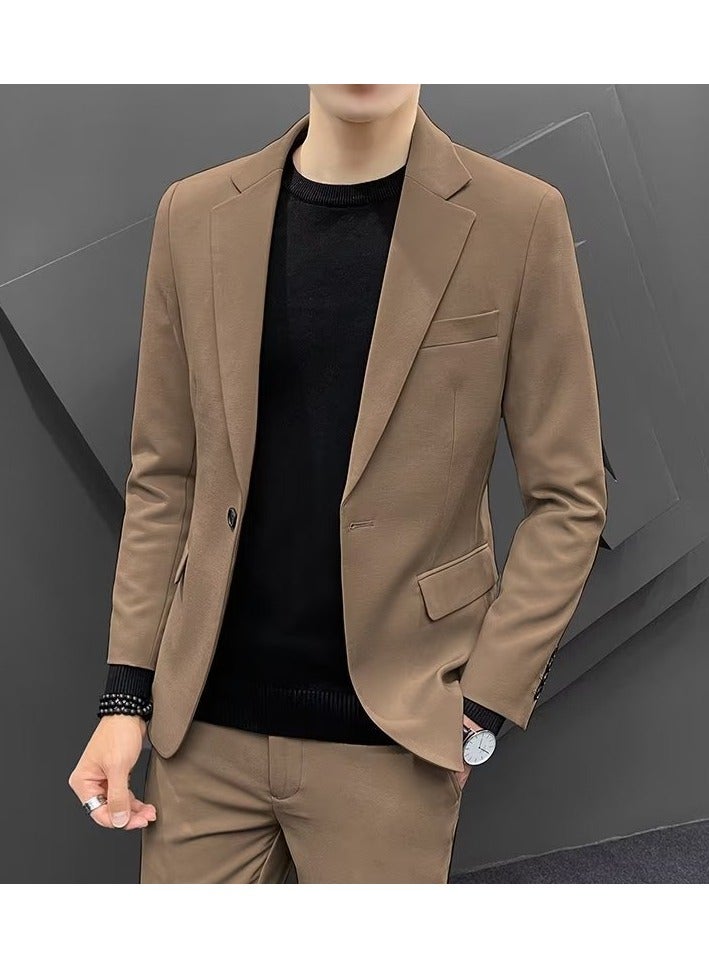 Shougu New Business Casual Slim-fit Suit Jacket  - Image 2