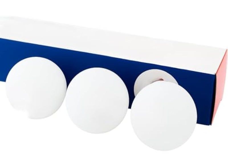 Table tennis balls, 40mm, durable training ping pong balls - 6-pack - Image 1