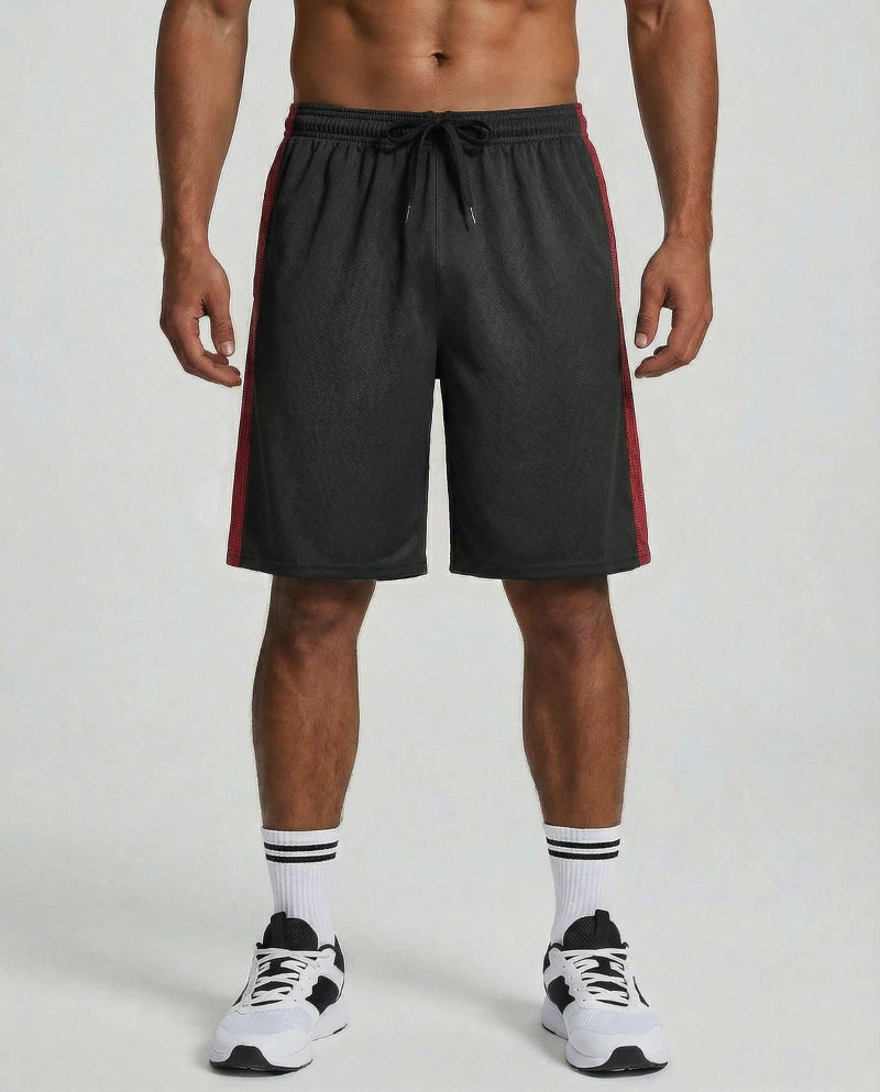 REALESSENTIALS Real Essentials 5 Pack: Men’s 9" Mesh Shorts – Athletic Gym, Workout, Basketball, Running, Casual Lounge Activewear Pockets, Set 10,XXL - Image 2