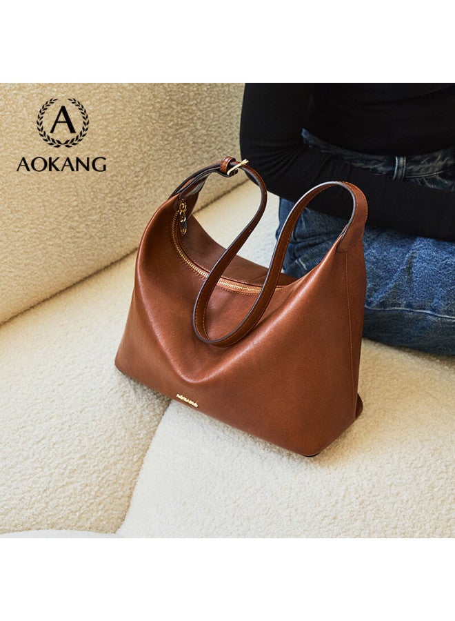 Aokang Women's Handbag, Trendy And Fashionable, Large Capacity Tote Bag, Light Luxury Versatile Crossbody Shoulder Bag, Birthday Gift For Girlfriend Or Wife - Image 3