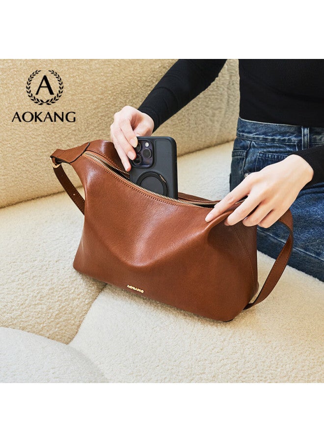 Aokang Women's Handbag, Trendy And Fashionable, Large Capacity Tote Bag, Light Luxury Versatile Crossbody Shoulder Bag, Birthday Gift For Girlfriend Or Wife - Image 4