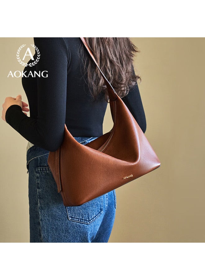 Aokang Women's Handbag, Trendy And Fashionable, Large Capacity Tote Bag, Light Luxury Versatile Crossbody Shoulder Bag, Birthday Gift For Girlfriend Or Wife - Image 2