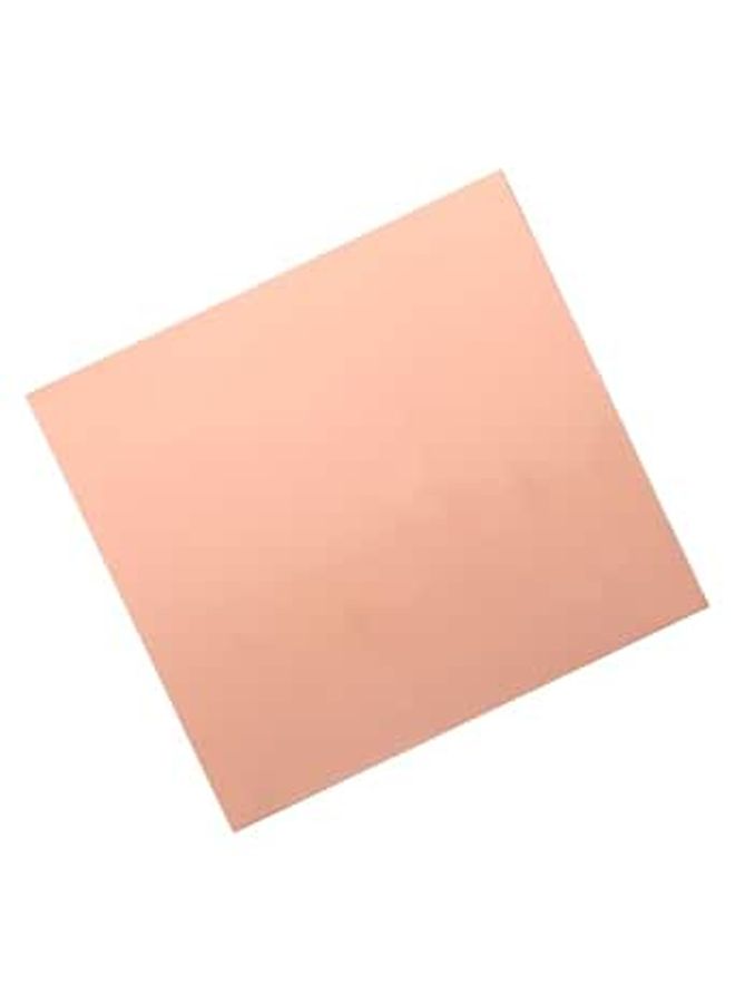 لوح نحاس نقي 15x15 سم سمك 0.05 مم للحرف والمجوهرات - Image 1