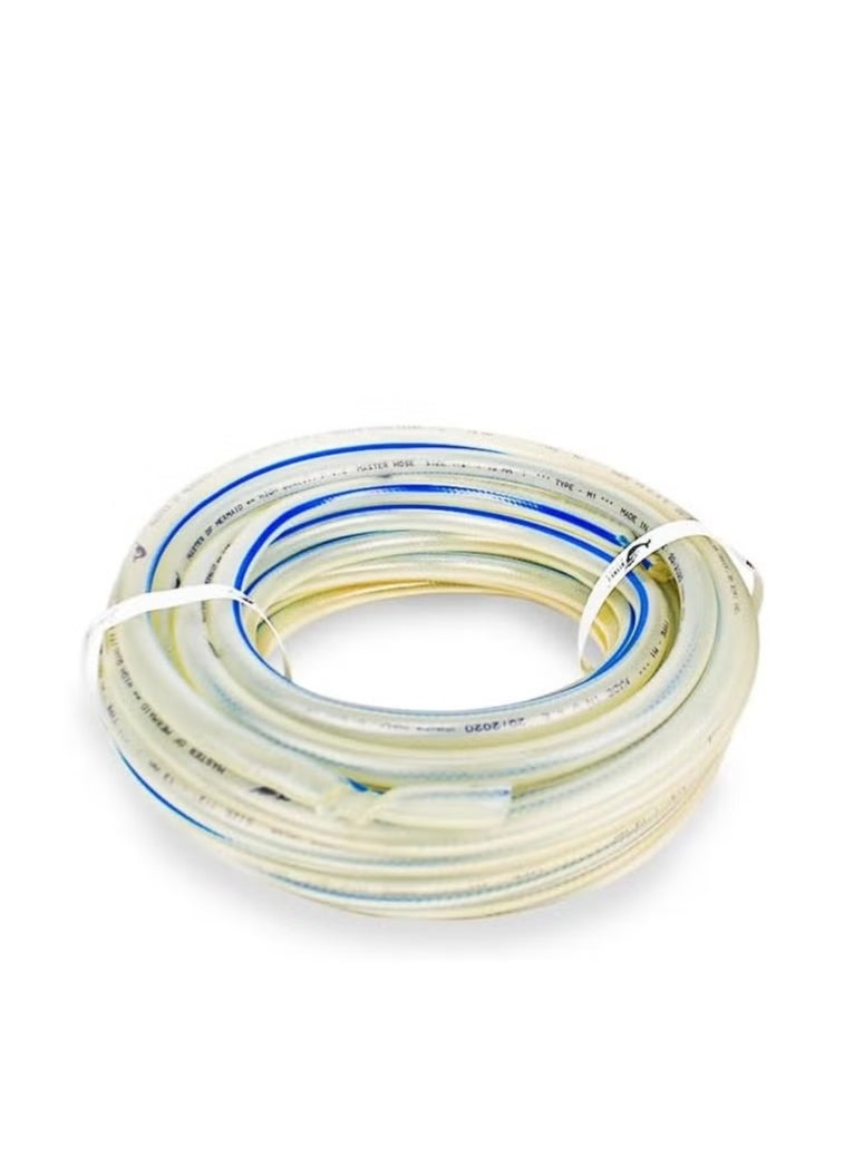 Mermaid - MermaidSuction Steel Wire Hose Spiral Steel Wire, High-Pressure Flexible Vinyl Hose Heavy Duty Clear Suction Tube, Non-Toxic (2-1/2 inch X 20M) - Image 1
