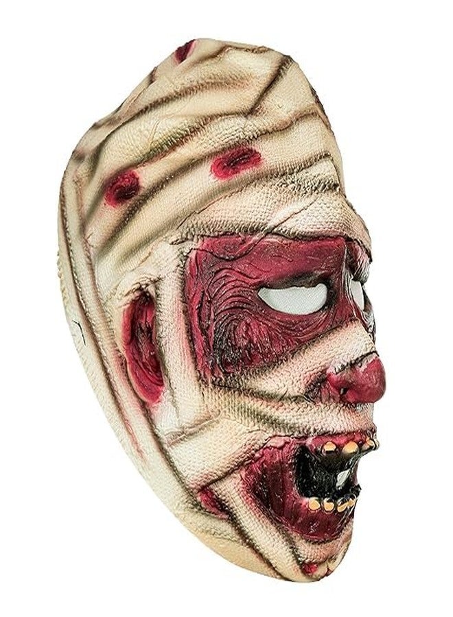 brown leaf Latex Realistic Face Mask Full Head Cover - Skeleton Halloween Dress - Horror Gloves - Holi Costume Props (Design 7) - Image 2
