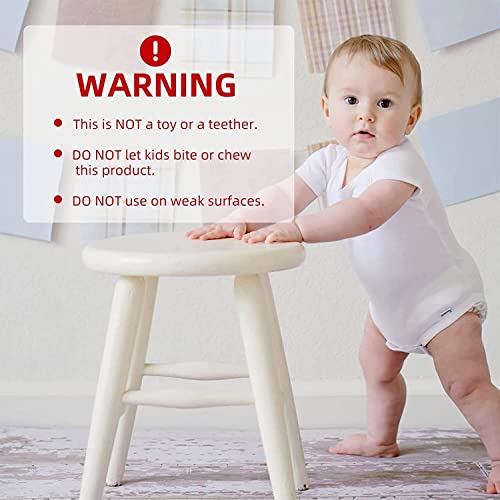 WE-CEF Baby Proofing Clear Edge Protector Strip for BabyTable Corner Protectors Guards with Strong Pre-Tape Adhesive, Soft Silicone,Stair (10 * 10mm Width (2 Meter)) - Image 2