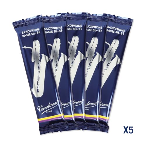 Vandoren SR253 Bass Sax Traditional Reeds Strength 3; Box of 5 - Image 3
