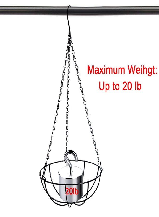 Benvo 24 inch Long Hanging Chains for Plants Flower Pot Basket Chains 3 Point Replacement Chain Hangers for Lanterns, Bird Feeders, Planters and Other Ornaments (Pack of 3) - Image 4