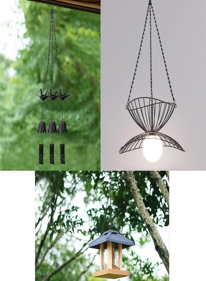 Benvo 24 inch Long Hanging Chains for Plants Flower Pot Basket Chains 3 Point Replacement Chain Hangers for Lanterns, Bird Feeders, Planters and Other Ornaments (Pack of 3) - Image 5