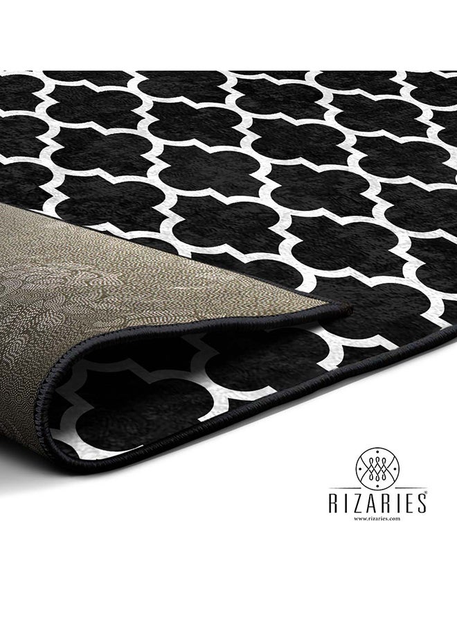RIZARIES Quatrefoil Centerpiece Rug, Fabric, Rectangle - Image 3
