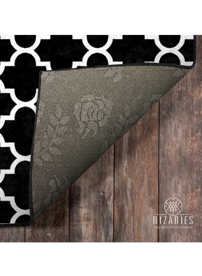 RIZARIES Quatrefoil Centerpiece Rug, Fabric, Rectangle - Image 5