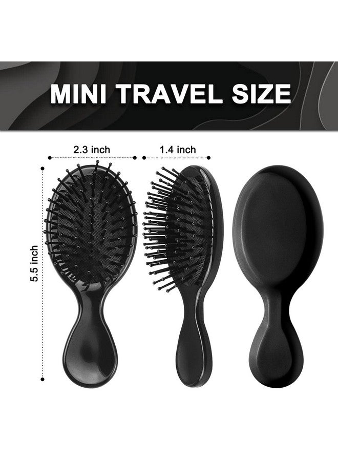 اتش كيو اس ال سوند 20 قطعة من فرش الشعر الصغيرة السائبة، شعيرات ناعمة ملفوفة بشكل فردي تضيف تدليكًا لامعًا لفروة الرأس وفك تشابك الشعر، آمنة لجميع أنواع الشعر المستعار (أسود ساطع) - Image 3