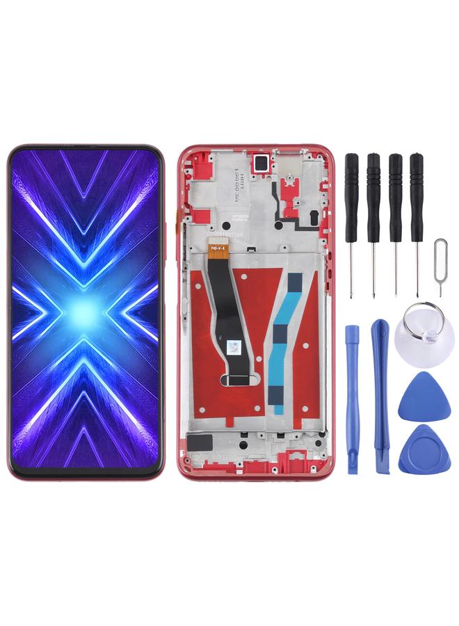 erorex Replacement Original LCD Screen For Honor 9X Pro / Huawei Y9s Digitizer Full Assembly with Frame Red - Image 1