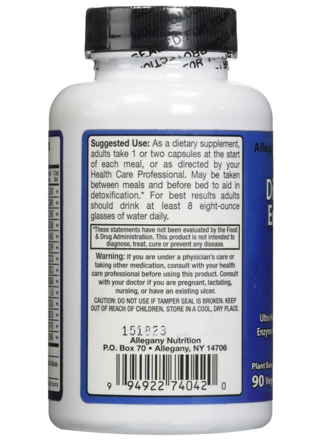 Allegany Nutrition - Gluten Free Digestive Enzymes - 90 Count - Image 1