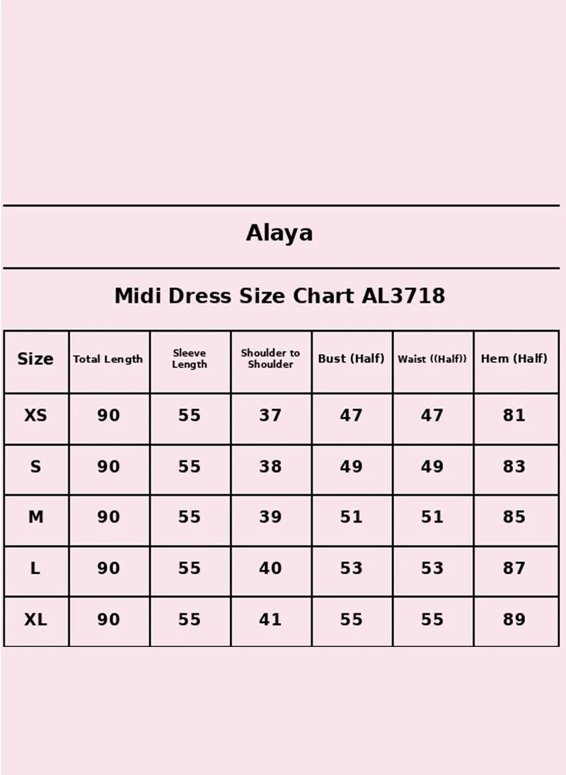 Alaya navy and off-white geometric print Women   Cotton Midi Dress -AL3718 for Women | Best Price UAE