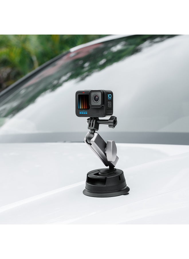 شفط كأس Gopro Accessories Dji Sports Camera Mount حامل هاتف السيارة شفط جبل ملحقات كاميرا الكمبيوتر الرياضية الرقمية - اللون: S2 كوب شفط السيارة طويل (في السيارة) - Image 2