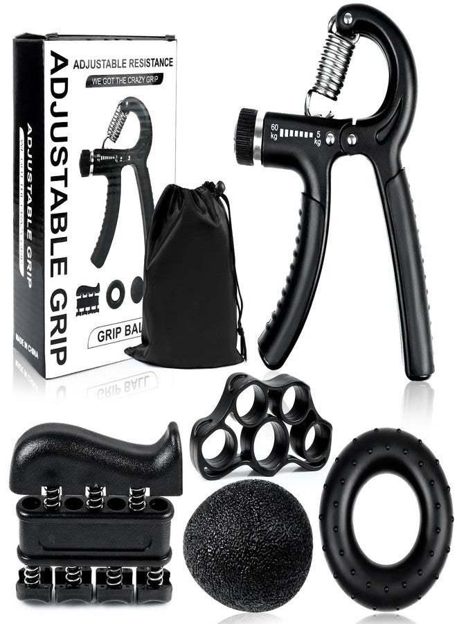 STORE 2508 Store2508 Set of 5 Pcs Grip Strengthener | Forearm Training Hand Grips Strengthener Kit | Adjustable Resistance 5 to 60 Kgs - Image 1