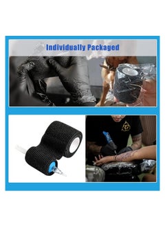 Generic Tattoo Grip Tape, Machine Pen Covers with Grip Wraps, 200 Pcs Tattoo Machine Covers and 4 Pcs Disposable Tattoo Machine Tape Self-adhesive Bandage  - Image 4