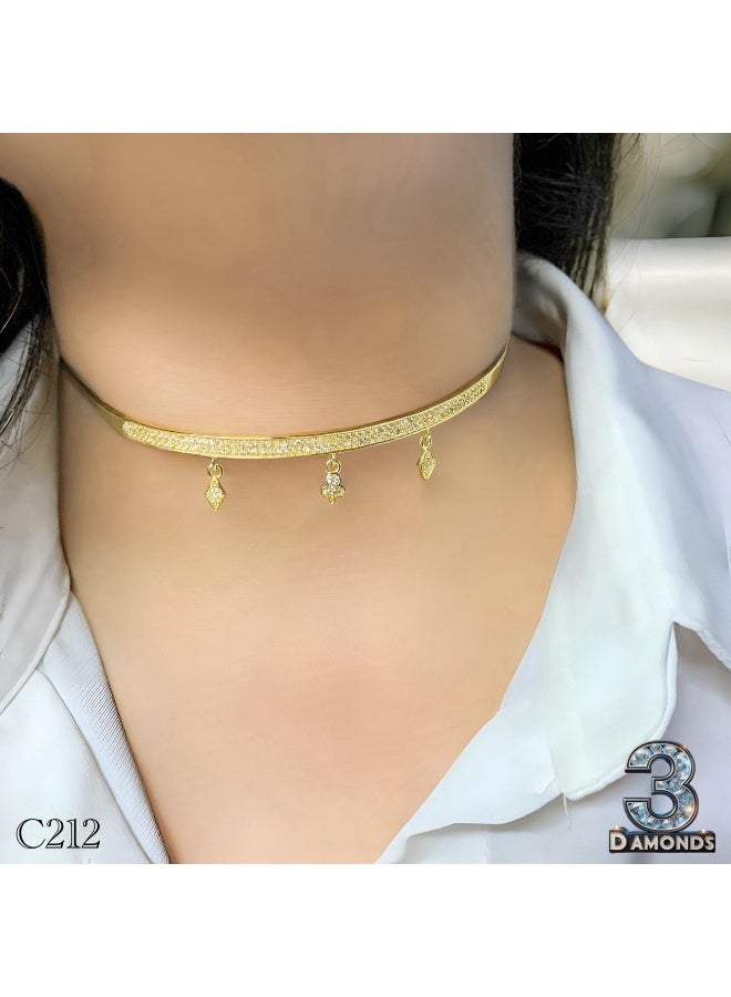 3Diamonds Three Diamond Brand Neck Choker - Image 1