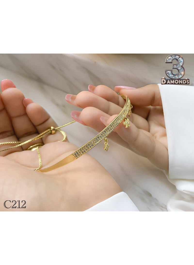 3Diamonds Three Diamond Brand Neck Choker - Image 3