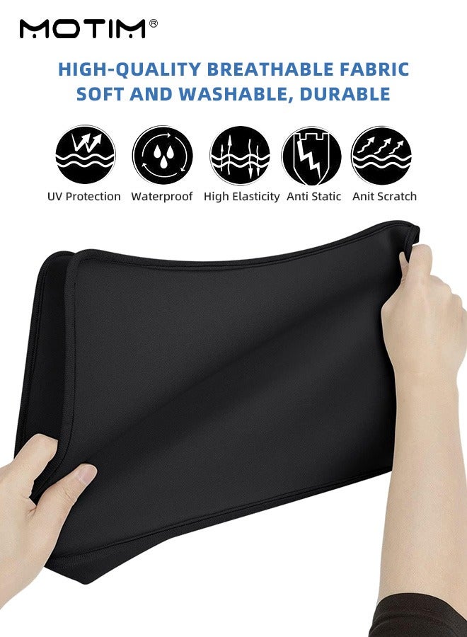 Motim Dust Cover for PS5 Console Anti-Scratch Waterproof Oxford Dust Guard Cover Skin Ultra Soft Protective Case With Cable Port For SONY PlayStation 5 Digital Edition And Regular Edition  - Image 3