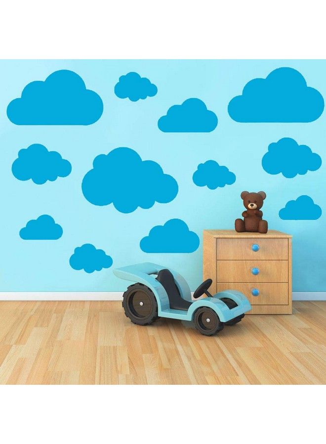 JURUOXIN Clouds Vinyl Wall Art Sticker Decal Kids Room Nursery Decoration Self Adhesive Vinyl Decals Wall Sticker Kids Room Bedroom Pack Of 20Pcs. (Sky) - Image 4