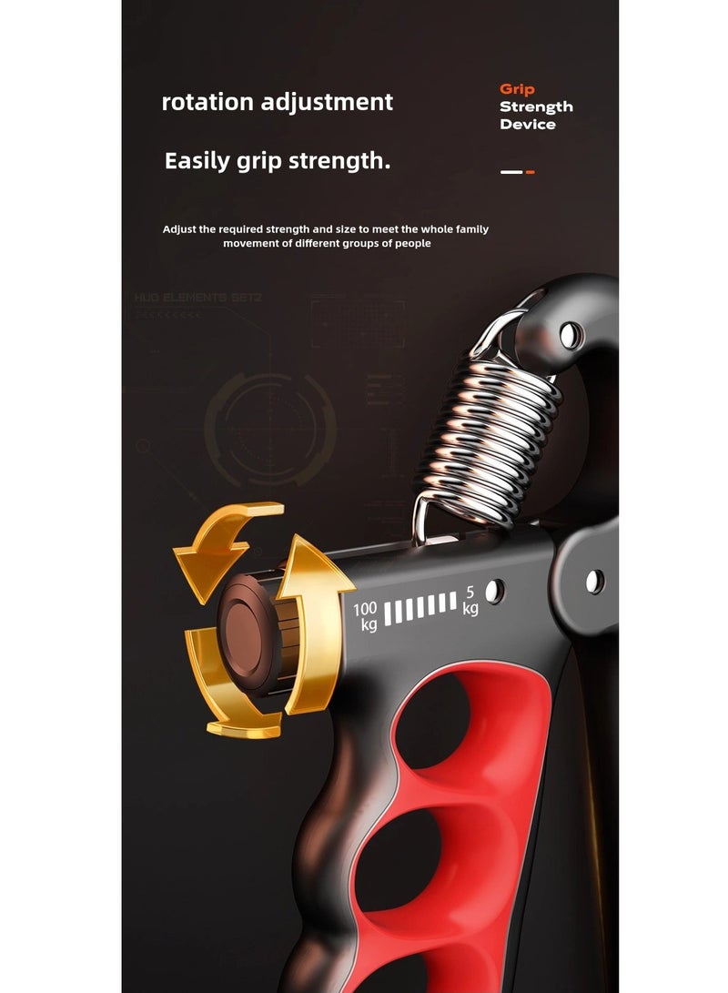 Generic Adjustable Hand Grip Strengthener 16x11x2.2cm  - Image 3
