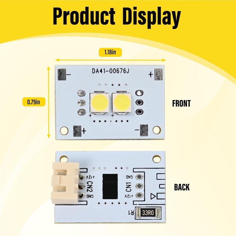 Delixike LED Light DA4100676J 110729 AP6000168 PS11732779 for Samsung Refrigerator Replacement - Image 3