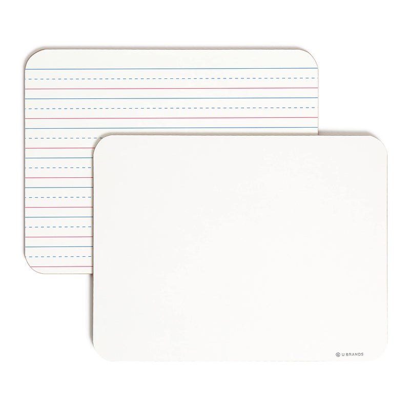 U Brands Dry Erase Lap Board, Double Sided, 9" x 12" Inches, Dry Erase Marker Included, Small White Board, 1 Count - Image 5