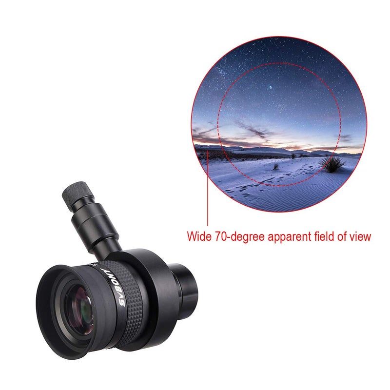 SVBONY SV152 Reticle Eyepiece 1.25 Inch Crosshair Eyepiece 20mm Illuminated Centering Telescope Eyepiece SWA 70 Degree Adjustable Telescope Accessory for Perfectly Guided Star Astrophotography - Image 4