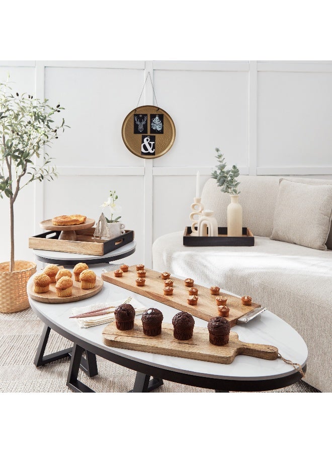 Home Box Splendid Wooden Decorative Tray 38 x 7 x 25 cm  - Image 2