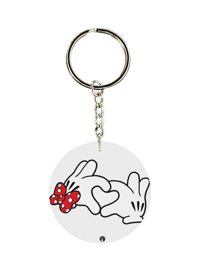 Love Themed Single Sided Keychain