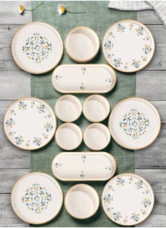 Kitchen Life D-Harma 14-Piece 6-Person Breakfast Set Multicolor 