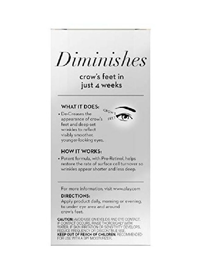 Olay Eyes Pro Retinol Eye Cream Anti-Wrinkle Treatment For Crow'S Feet, 0.5 Fl Oz  - Image 2