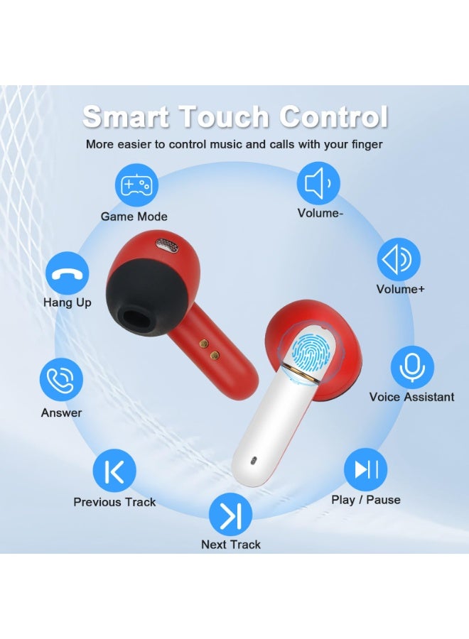 **سماعات أذن لاسلكية للأطفال** - **تصميم مريح بتقنية الكرة الإرغونومية** - **مزودة بميكروفون** - **متوافقة مع أجهزة Android وiOS والهواتف والكمبيوتر المحمول** - Image 4