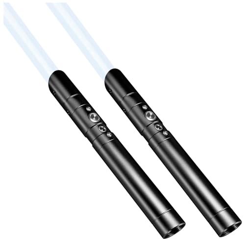 YOFOTHS Lightsaber Rechargeable 7 RGB Color Metal Hilt 2 in 1 Dueling Light Saber for Adults Cosplay Accessories with Sound Mode - Image 1