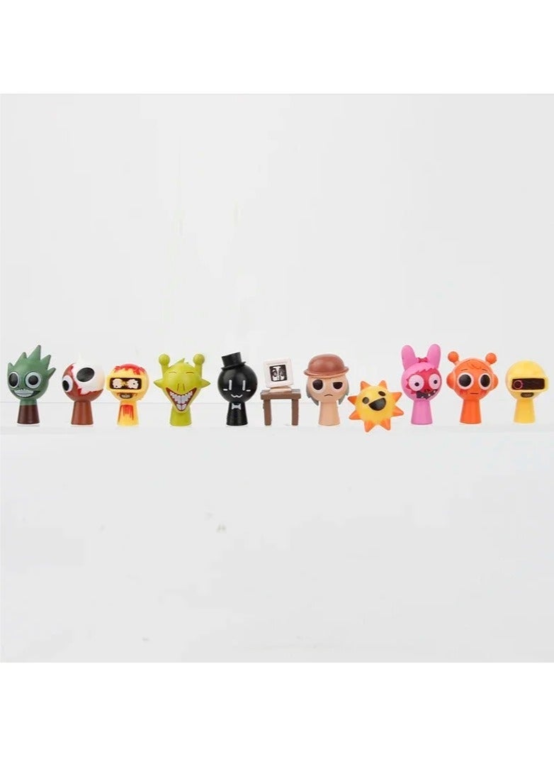 Bukela 48pc Mini Sprunki Action Figure Toys Cartoon Movie Sprunki Wenda Model Doll Anime Figurines - Image 5