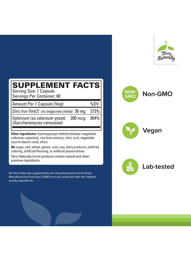 تيري ناتشورالي زنك بلس سيلينيوم - مكمل غذائي لصحة المناعة والجهاز التنفسي - مكمل غذائي معدني مع بيسجليسينات الزنك - تركيبة غنية بالسيلينيوم لدعم صحة الخلايا - 60 كبسولة - Image 2