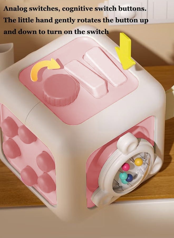 Children's Rubik's Cube Busy Ball Toy Rubik's Cube Busy Ball Montessori Early Education Baby Intelligence Training Hexahedron Busy Box ﻿Suitable for infants aged 6-24 months - Image 4